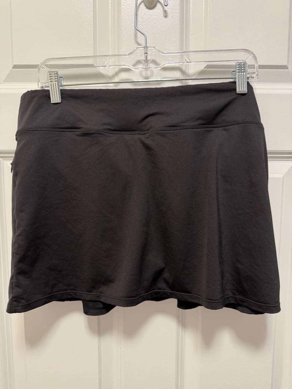 24th & Ocean Black Swim Skort with Inner Shorts